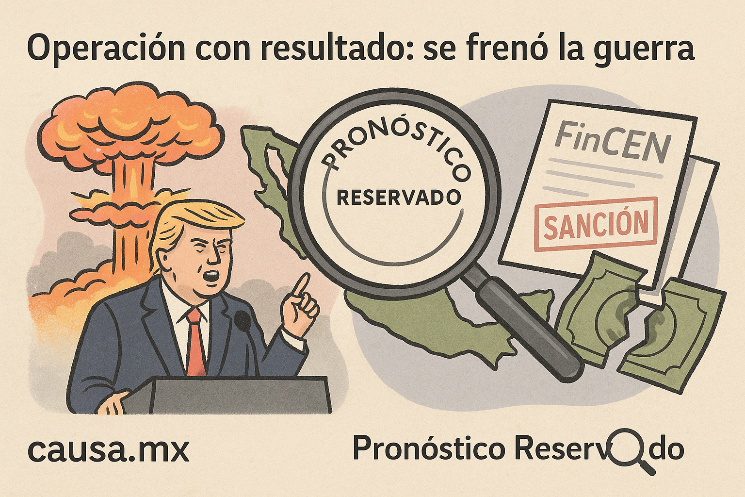 Operación con resultado: se frenó la guerra